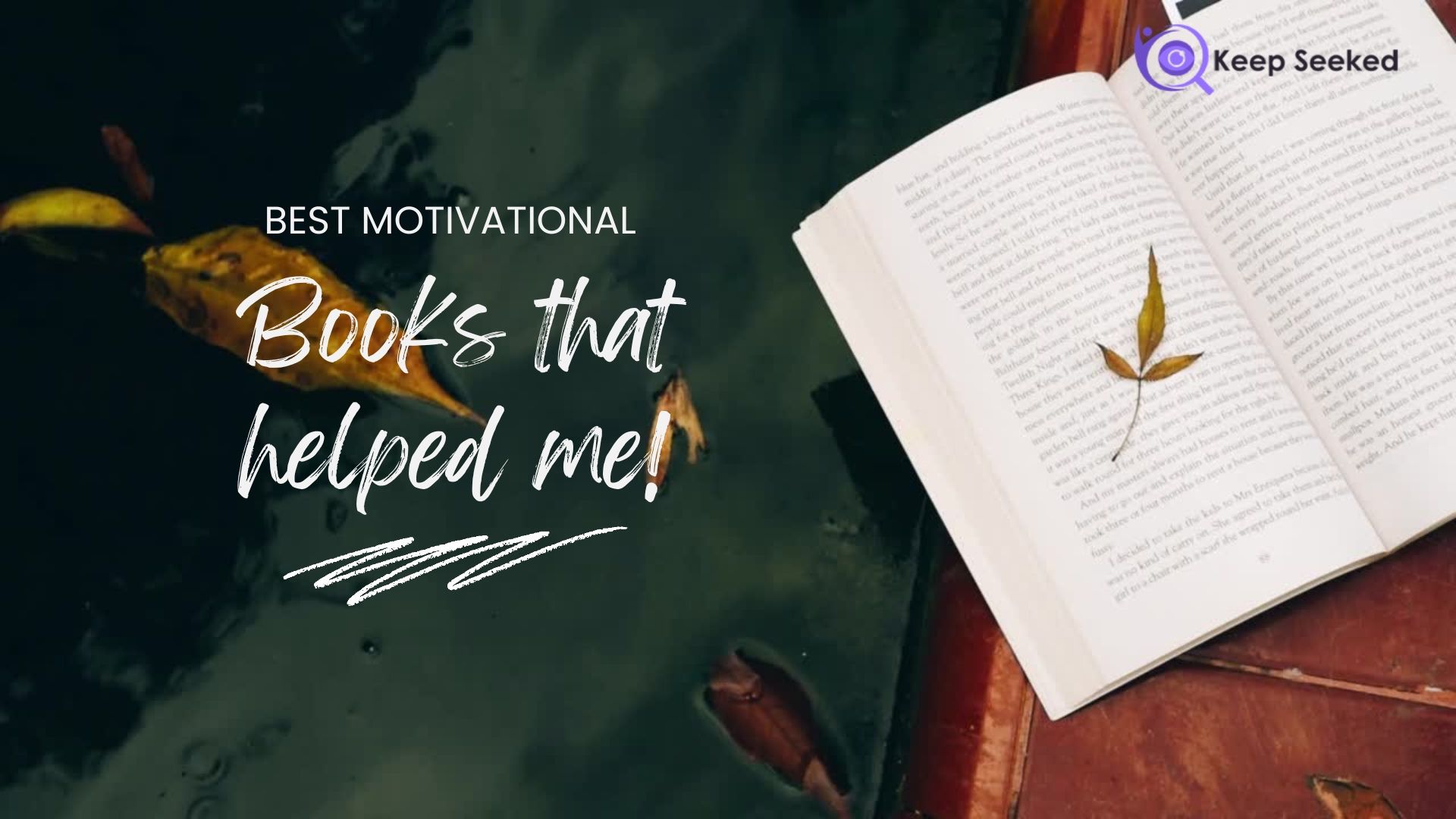 Best motivational books that helped me